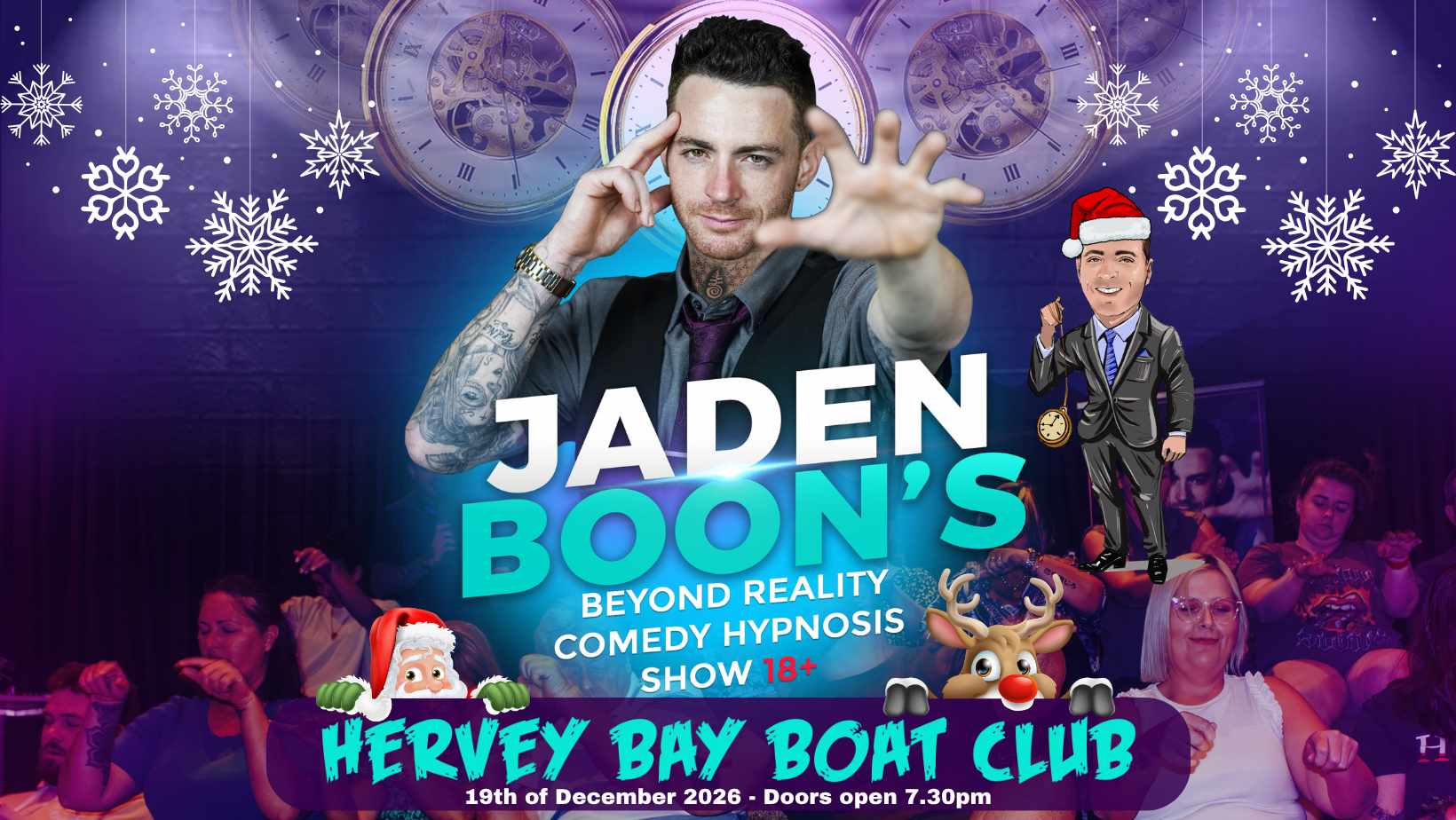 Beyond Reality - Jaden Boon's Comedy Hypnosis Show - Hervey Bay Boat Club